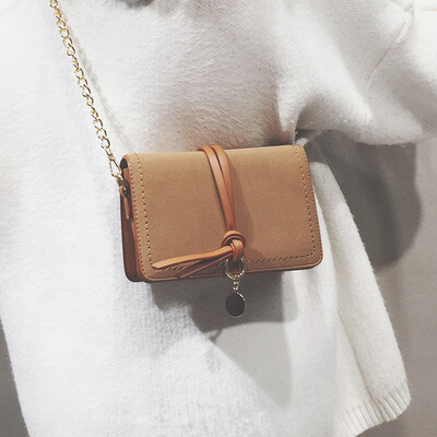 

Shangxinsen small bag female 2019 new wave Korean version of the wild Messenger bag chic chain bag net red black bag