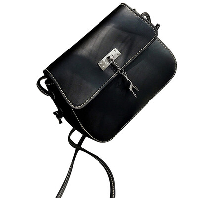 

Deer Pendant Women Leather Shoulder Bag Girl Small Shoulder Bag Pu Cross Body Bag