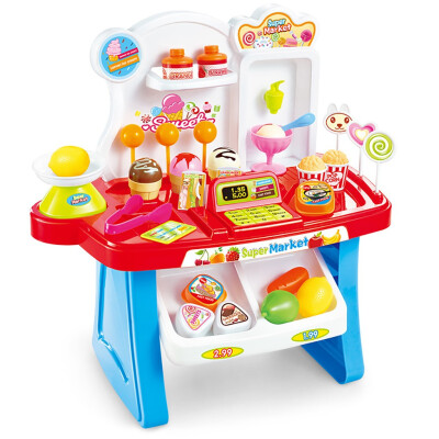 

Tailored Kids Pretend Toys Analog Cash R egister Shopping Cashier Role Playing Game Set