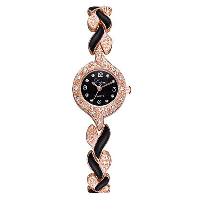 

LVPAI P867 Women\S Watch Elegant Fashion Diamond Alloy Bracelet Watch