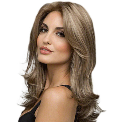 

Fashionable Central Parting Hair Style Long Wave Wig