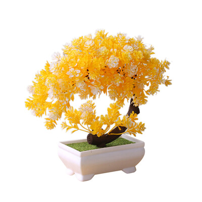 

Simulation Fake Potted Bonsai Tree Artificial Plant Desk Ornament Home Decor