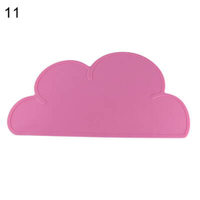 

Cloud Shaped Silicone Placemat Children Baby Plate Mat Waterproof Tableware Pad