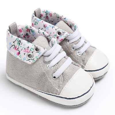 

Spring Autumnborn Kids Crib Bebe Infant Toddler Classic Casual High Top Lace-Up Sports Sneakers Baby Shoes