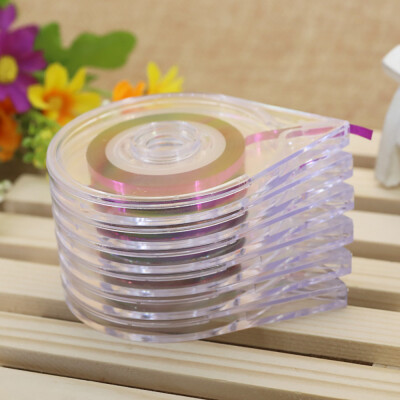 

Toponeto 6Pcs Nail Rolls Striping Layer Case Nail Decorative Line Tool Box