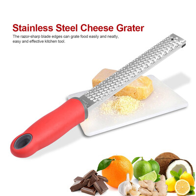 

Stainless Steel Lemon Zester Cheese Grater Fruit Vegetable Shredders Slicer Kitchen Tools Cheese Zester Lemon Grater