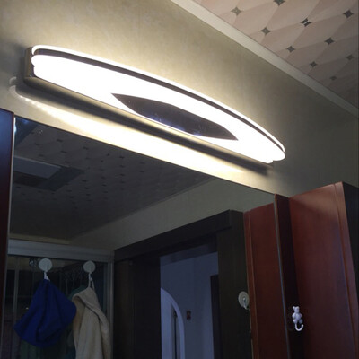 

Everflower Max 12W Stainless Steel And Acrylic Modern Fashion Led Wall Sconces Mirror Front Light Model 5950