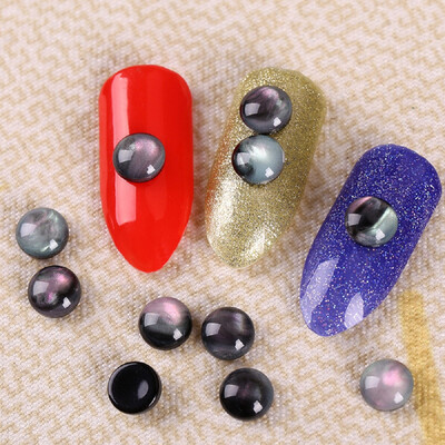

Toponeto DIY 20pcsbag Nail Art Decoration Oval Stone Charm Acrylic Resin