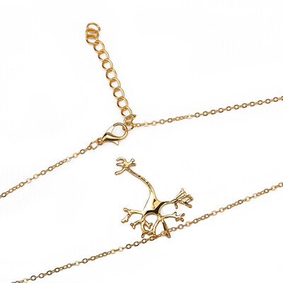 

3 Colors 2018 Fashion Tree Pendant Necklace Clavicle Chain Choker Jewelry Necklace Drop Shipping