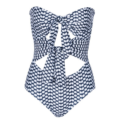 

Saidsome Women Sexy Dot Floral Print One-Piece Bikini Swimwear Bathing Swimsuit Beachwear