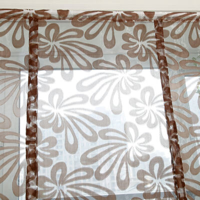 

Kitchen Short Curtains Jacquard Roman Blinds Floral Panel Tulle Window Treatment Door Curtains Home Decor