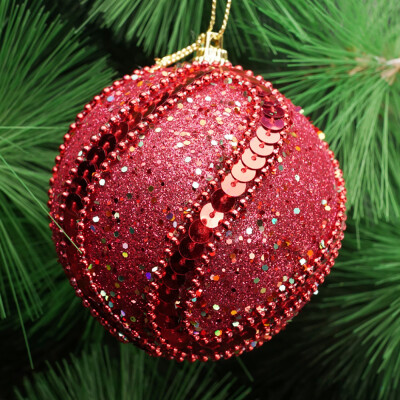 

Tailored Christmas Rhinestone Glitter Baubles Balls Xmas Tree Ornament Decoration 8CM