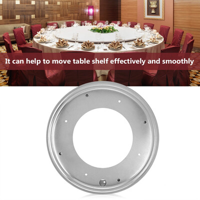 

Greensen 12inch Round Shape Galvanized Turntable Rotating Swivel Plate Kitchen & Display Table Hardware