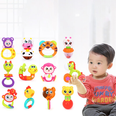 

YIWULABaby Rattles Teether Shaker Grab&Spin Rattle Musical Toy Set Early Toys