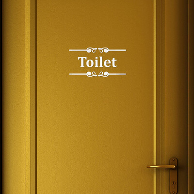 

〖Follure〗Creative Diy Fashion Personality 3D Wall Stickers Toilet Bathroom Tips Stickers
