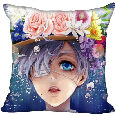 

Black Butler Anime Hot Sale Pillow Case High Quality New Years Pillowcase Decorative Pillow Cover For Wedding Decorative Gifts