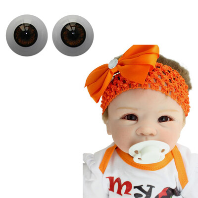 

Tailored 22mm-Reborn-Baby-Dolls-Eyes-Half-Round-Acrylic-Eyes-Brown-for-BJD-OOAK-Doll BU