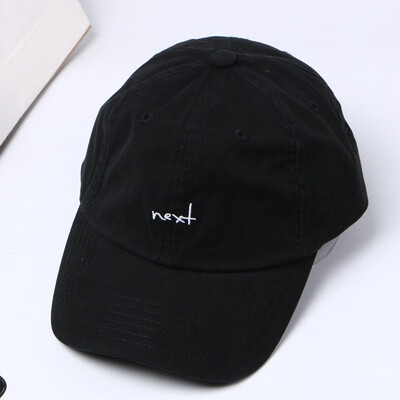 

Korean Hat Female Summer Leisure Retro Washed Old Black Cap Embroidered Letter Hip Hop Baseball Hat Male