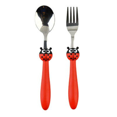 

New 1pc Stainless Steel Beetle Tableware Sets Cutlery Cartoon Set
