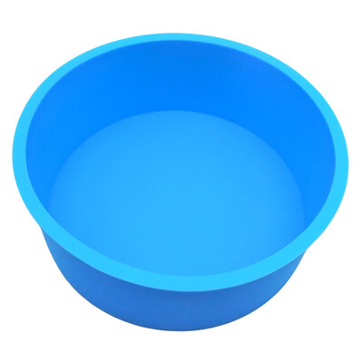 

6inch Silicone Round Pudding Muffin Mousse Mold Cake Pan Non Stick Baking Tray