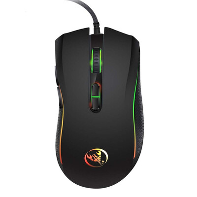

HXSJ Brand New Professional Gaming Mouse With 7 Bright Colors LE