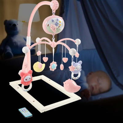 

Greensen Cartoon Baby Bed Hanging Toy Newborn Educational Toy Infant Rotatable Music Toys Gift