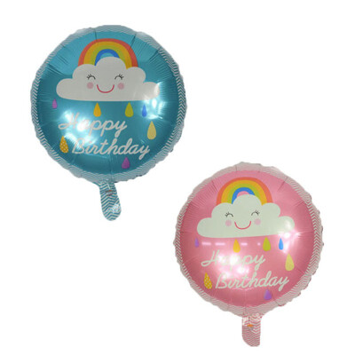 

FUNNYBUNNY 18inch Birthday Aluminum Foil Balloon Party Party Creative Wedding Cartoon Printing Round Decorative Balloons