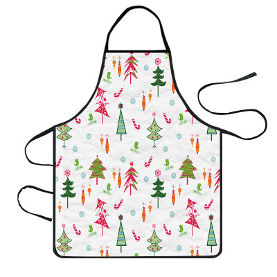 

Tailored Christmas Decoration Waterproof Apron Kitchen Aprons Dinner Party Apron