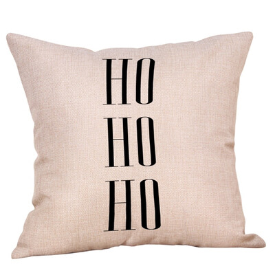 

Siaonvr Merry Christmas Pillow Cases Cotton Linen Sofa Cushion Cover Home Decor