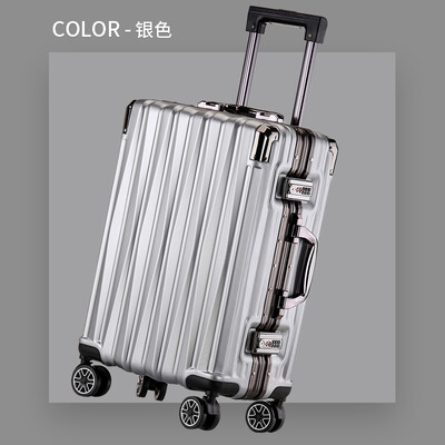 

Light boarding leather box box drawing-rod box universal wheel womens Korean high-capacity travel luggage fresh 20-inch