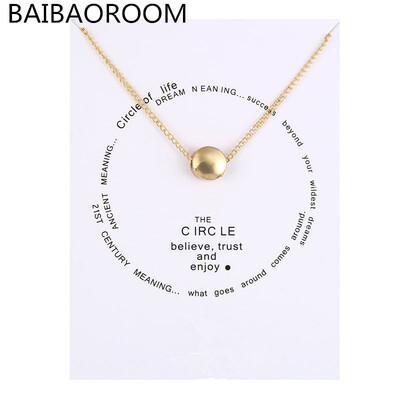 

Fashion Jewelry Reminder The Circle Boxed Necklace For Women