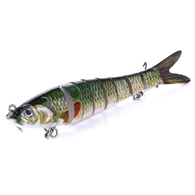 

54 Inch 137cm 27g Multi Jointed 8 Segment Fishing Lure Swimbaits Artificial Hard Bait Lure Fishing Treble Hook Tackle