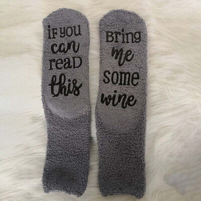 

Hot Sell Warm Women Soft Cosy Fuzzy Warm Home Pink Slipper Floor Socks Winter