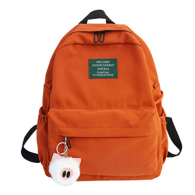 

Ins style schoolbag female Korean version of college students backpack high school tide brand ancient feeling campus to build two