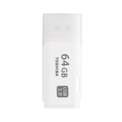 

TOSHIBA 64GB USB30 U Disk U301 USB Flash Disk for LaptopDesktopTVCar White