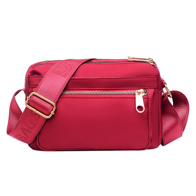 

Nylon cloth bag womens casual shoulder bag mother bag large capacity multi-compartment purse business bag