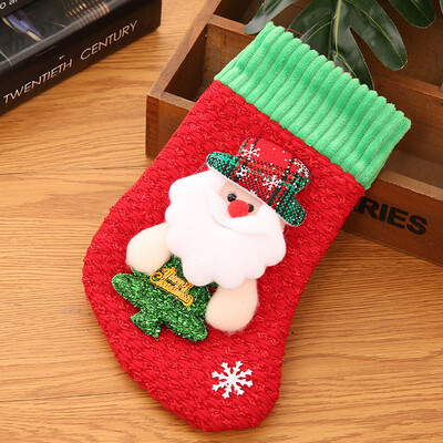 

Toponeto Christmas Stockings Socks Santa Claus Candy Gift Bag Xmas Hanging Decor