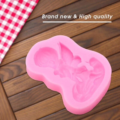 

Greensen Silicone Baby Angle Bakery Mold for Fondant Cake Chocolate Soap DIY Mold Baking Soap Mold Silicone Cake Mold