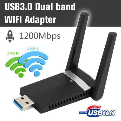 

1200Mbps Wireless USB WiFi Network Adapter Dual Band 2458 Ghz