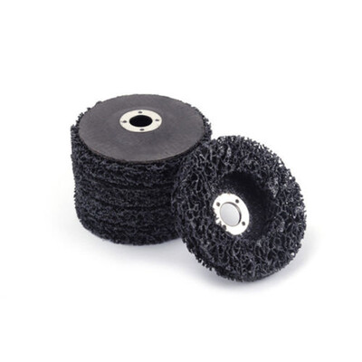 

5 Pieces Black Sanding Disc Wheel Paint Rust Removal Clean Grind Wheel 46 Grit