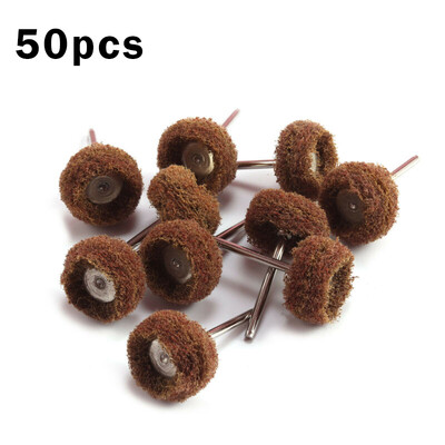 

50Pcs Abrasive Polishing Wheel Buffing Brush Scouring Pad Rotary Tool 80 Grit