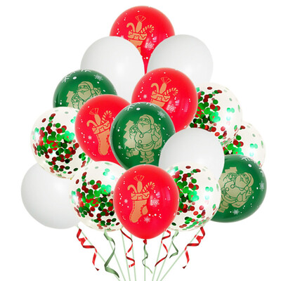 

30pcs 12inch Latex Colorful Sequins Print Balloons Happy Christmas Party Decorations Kids Toy Festival Balls Event Party Supply