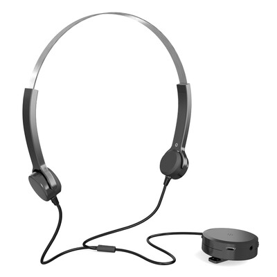 

Bone Conduction Headsets Wired Headphones Sound Pick-up AUX IN Brown