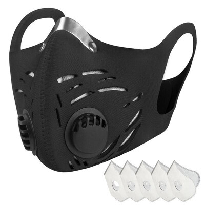 

Dustproof Mask Air Pollution Pollen Allergy Woodworking Stonemason Mouth Mask Breathing Protection Reusable Half Face Mask with Fi