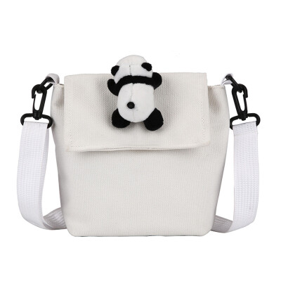 

Tailored Women Canvas Messenger Bag Flower Panda Shoulder Bags Cute Crossbody Bags