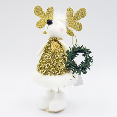 

1Pc Cute Angel Doll Pendant Ornaments For Home Birthday Party Wings Girl Pendant Desk Decor Xmas Tree Ornaments Kids Gifts