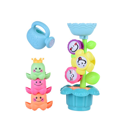 

Bath Toy Set Flower Waterfall Water Station For Baby Toddlers