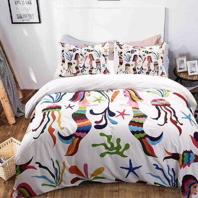 

Pattern Printed Duvet Cover Set Home Soft Bedding Set