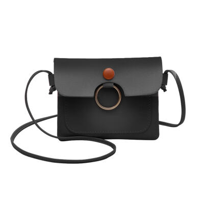 

Circle Shoulder Flap Messenger Handbags Women Small Leather Crossbody Bags