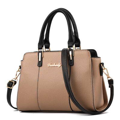 

Middle-aged women tide atmosphere ladies handbag simple Joker shoulder slung texture mother bag